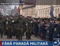 1 decembrie fără paradă militară în Alba Iulia