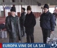 Votul în România rurală. Cu staţiile de emisie-recepţie în vârf de deal