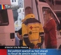 Franţa. Poliţişti spanioli atacaţi de ETA