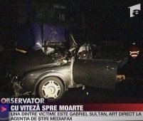 Doi jurnalişti din Bucureşti au murit în urma unui accident de circulaţie <font color=red>(VIDEO)</font>