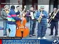 Spania. Un grup de muzicanţi români a făcut senzaţie în Madrid <font color=red>(VIDEO)</font>