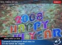 Anul Nou 2008 serbat pe continentul asiatic <font color=red>(VIDEO)</font>