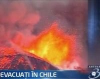 Chile. 700 de oameni au fost evacuaţi din cauza erupţiei unui vulcan <font color=red>(VIDEO)</font>