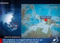 Indonezia. Regiunea Irian Jaya lovită de un seism de 6,2 grade 