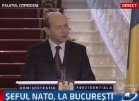 Băsescu: Summitul de la Bucureşti va fi cel mai mare din istoria NATO <font color=red>(VIDEO)</font>