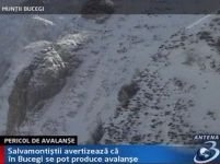 Pericol iminent de avalanşă în munţii Bucegi
