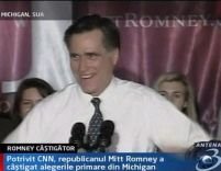 SUA. Mitt Romney a câştigat alegerile primare în Michigan