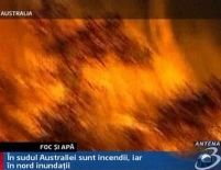 Australia, devastată de fenomene extreme: incendii şi inundaţii <font color=red>(VIDEO)</font>