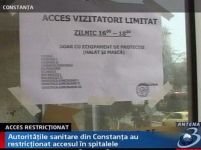 Acces restricţionat în spitalele braşovene din cauza gripei
