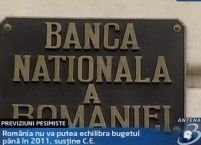 Deficitul bugetar şi inflaţia din România ar putea amâna adoptarea euro

