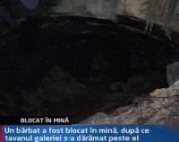 Bărbat blocat de 15 ore într-o mină din Maramureş