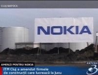 Amenzi pentru firmele de construcţii care ridică fabrica Nokia din Cluj