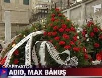 Max Bănuş a fost înmormântat la Cimitirul Filantropia