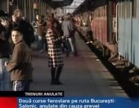 Feroviarii greci în grevă. Două trenuri de pe ruta Bucureşti-Salonic anulate