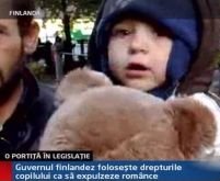 Finlanda. Drepturile copilului folosite pentru a expulza românce
