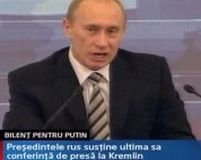 Putin, la ultima conferinţă la Kremlin: "Sunt pregătit să devin premier"