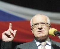 Vaclav Klaus a fost reales preşedinte al Cehiei
