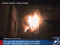 Turnu Severin. 40 de familii evacuate din cauza unui incendiu