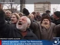 Opoziţia din Armenia contestă alegerea premierului Sarkissian ca preşedinte