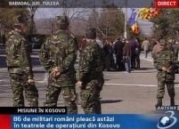 86 de infanterişti marini români pleacă în Kosovo