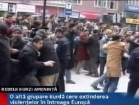 Rebelii Kurzi ameninţă cu acte de violenţă în Turcia şi Europa