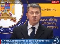 Cătălin Predoiu: voi continua lupta împotriva corupţiei