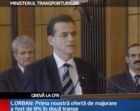 Orban: Greva de avertisment a CFR este una imorală faţă de cetăţenii României