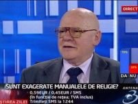 Răzvan Theodorescu: Nu sunt de acord să existe manuale la religie