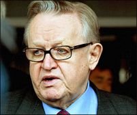 Ahtisaari cere statelor UE să recunoască independenţa Kosovo