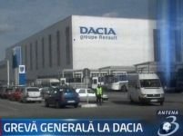 <font color=red>Grevă la Dacia.</font> Angajaţii au încetat lucrul pe perioadă nedeterminată