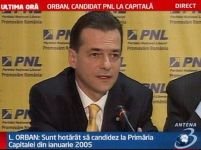 Ludovic Orban este candidatul PNL la Primăria Capitalei