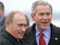 Putin şi Bush vor discuta oportunitatea construirii unui pod între Rusia şi SUA