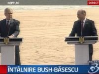 <font color=red>Bush, alături de Băsescu,</font> despre problema vizelor şi cazul Teo Peter