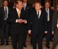 Putin-Băsescu, întrevedere oficială. Preşedintele român a fost invitat la Moscova <font color=red>(VIDEO)</font>
