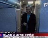Hillary Clinton foloseşte imaginea copiilor din orfelinatele româneşti, în campania electorală