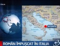 Italia. Un român a fost împuşcat mortal