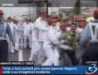 Japonia. Cel puţin patru răniţi după trecerea torţei olimpice prin Nagano <font color=red>(VIDEO)</font>