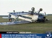 Un avion utilitar s-a prăbuşit în judeţul Călăraşi. Mecanicul de zbor a decedat
