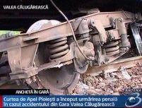 A început urmărirea penală în cazul accidentului feroviar de la Valea Călugăreacă
