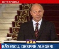 Băsescu: Alegerile de duminică reprezintă şansa de a scăpa de "înţelegerile dintre partide"