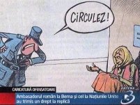 Caricatură ofensatoare la adresa românilor, publicată de un cotidian elveţian