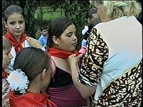 O tabără de copii din Republica Moldova, transformată în detaşament de pionieri (VIDEO)