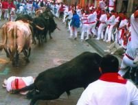 Spania. Un român a fost rănit la cursele cu tauri din Pamplona