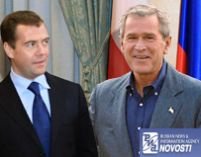 Medvedev: Niciun progres în relaţiile cu SUA după întâlnirea cu Bush