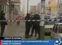 Nou atentat cu bombă al organizaţiei separatiste basce ETA, în Spania