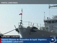 Nava "Capricorn" a acostat în portul Constanţa