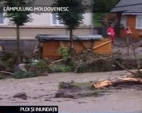 23 de localităţi afectate de inundaţii. O nouă viitură la Câmpulung Moldovenesc