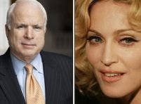 John McCain a criticat-o pe Madonna, după ce artista l-a asociat cu Adolf Hitler