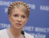Iulia Timoşenko, premierul Ucrainei, a căzut în nas de Ziua Minerului (VIDEO)