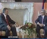 Vizită istorică a preşedintelui Turciei, în Armenia